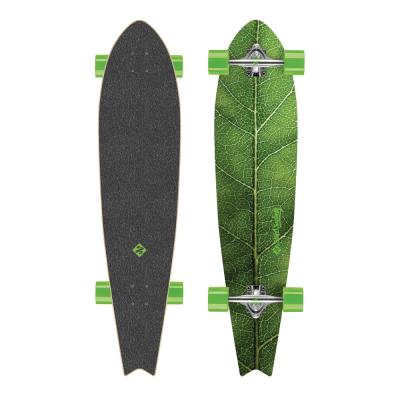 Longboard Street Surfing Fishtail - The Leaf 42"