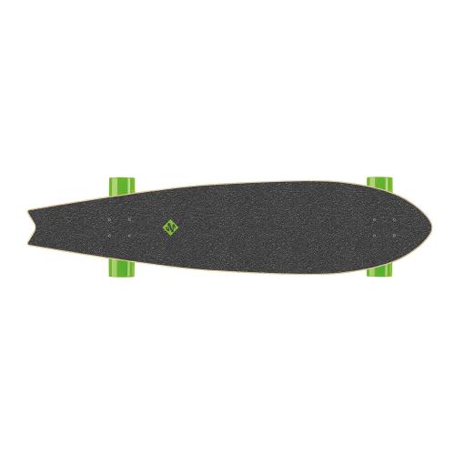 Longboard Street Surfing Fishtail - The Leaf 42" 1