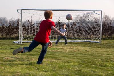 Avyna football goal aluminium 400x200x160 cm