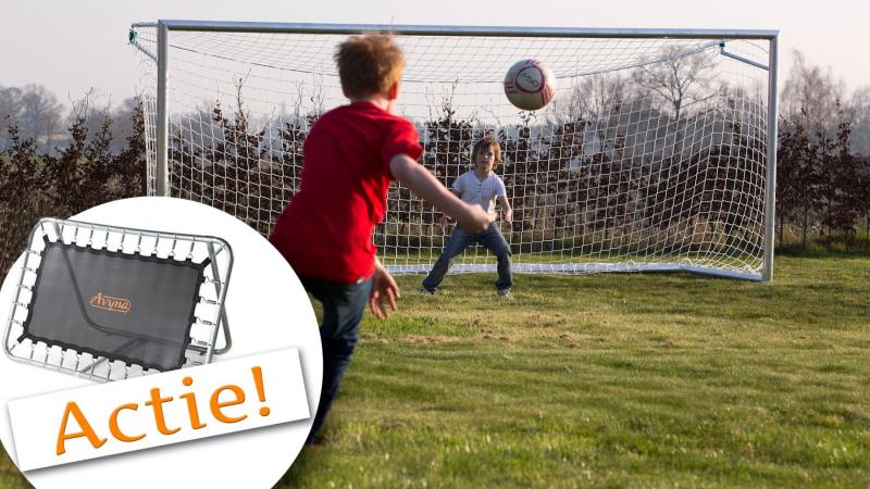 Avyna football goal aluminium 400x200x160 cm 1