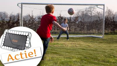 Avyna football goal aluminium 400x200x160 cm 1