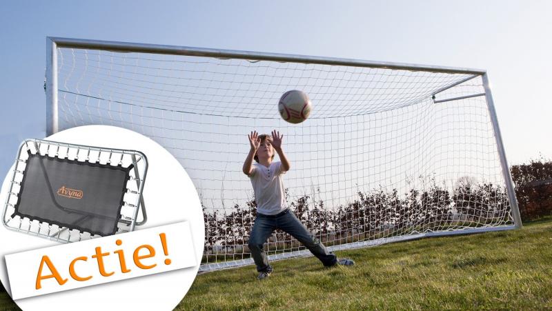 Avyna football goal aluminium 500x200x160 cm 1
