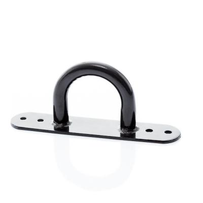 Wall and wall hook for battle rope