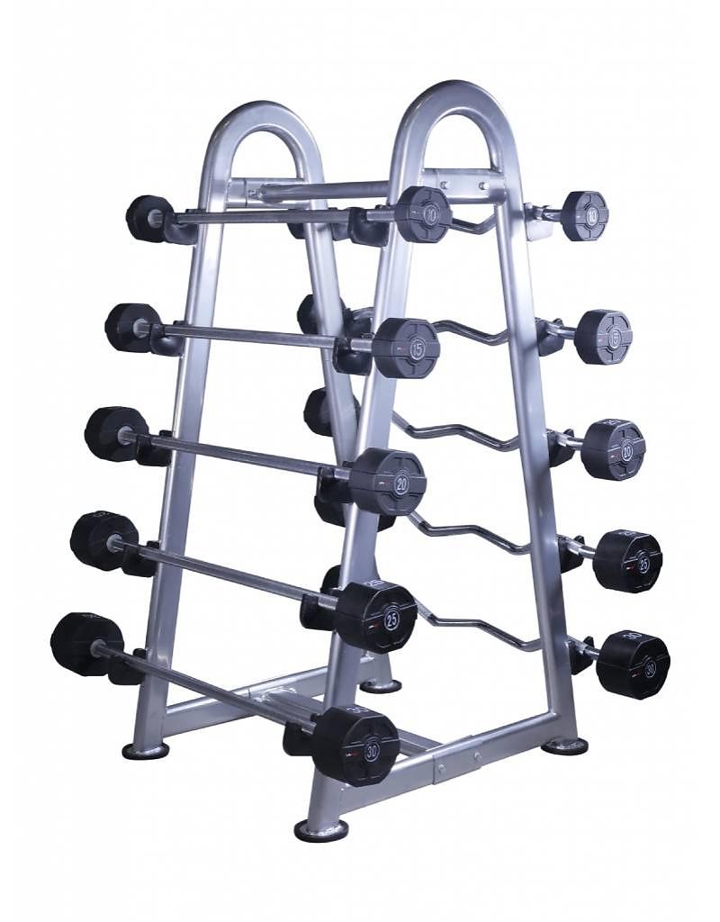 Lifemaxx Barbell rack 10pcs. (silver)