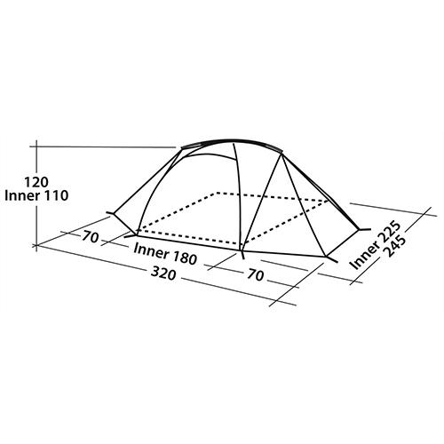 EasyCamp Equinox 300 - Blue 5