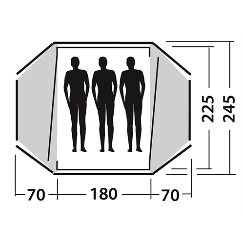 EasyCamp Equinox 300 - Blue 6