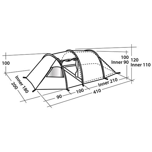 EasyCamp Spirit 300 - Oranje 6