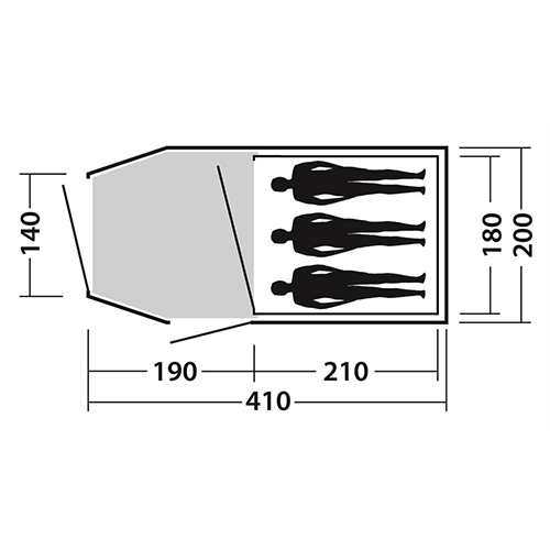EasyCamp Spirit 300 - Oranje 7