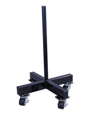Crossmaxx Bumper plate stacker on wheels