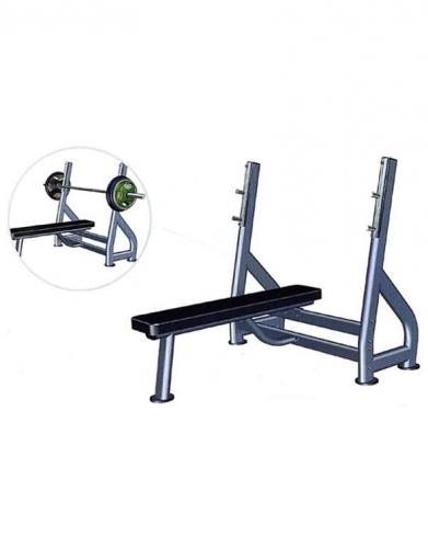 Lifemaxx Olympische halterbank (Zilver) 1