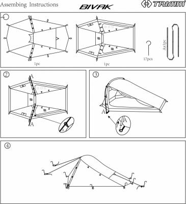 Trimm Bivak tent D 2