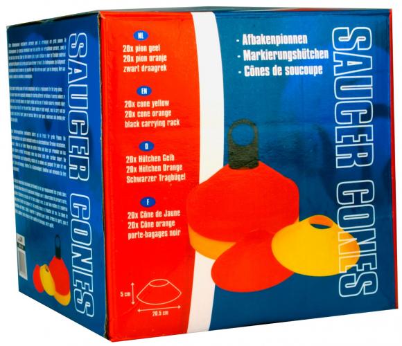 Avento afbakenpionnen 2 kleuren (40 stuks) 1