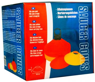 Avento afbakenpionnen 2 kleuren (40 stuks) 1