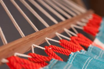 La Siesta FRUTA Hangmat met spreidstok (1-persoons) 1