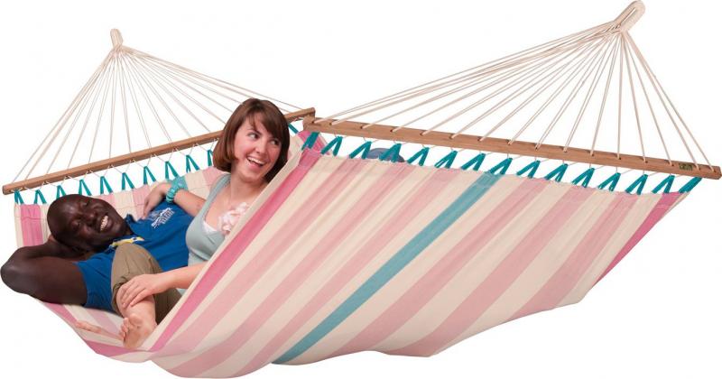 La Siesta COLADA Hangmat met spreidstok (2-persoons) 1