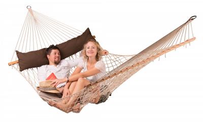 La Siesta CALIFORNIA Hangmat met spreidstok (Kingsize) 1