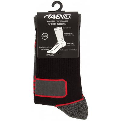 Avento sportsokken heren zwart