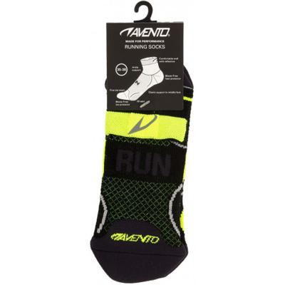 Avento runningsokken met climayarn geel