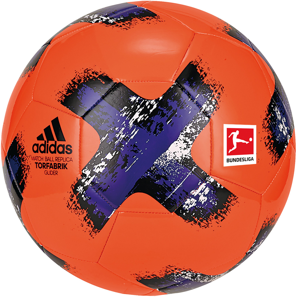 Adidas voetbal Torfabrik glider maat 5 wit/rood