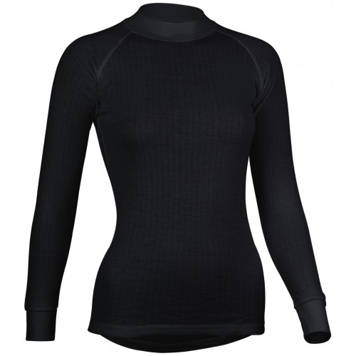 Avento thermoshirt lange mouw dames zwart 1