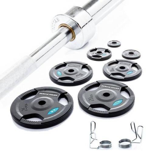 Muscle Power Olympische Halterset 120 Kg muscle power kopen in de aanbieding Muscle Power Olympische Halterset 120 Kg muscle power kopen in de aanbieding