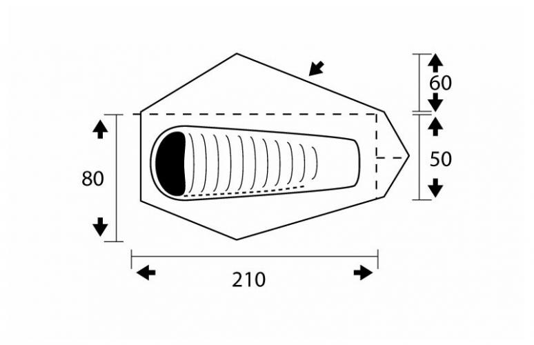 Trimm Pack DSL tent 2