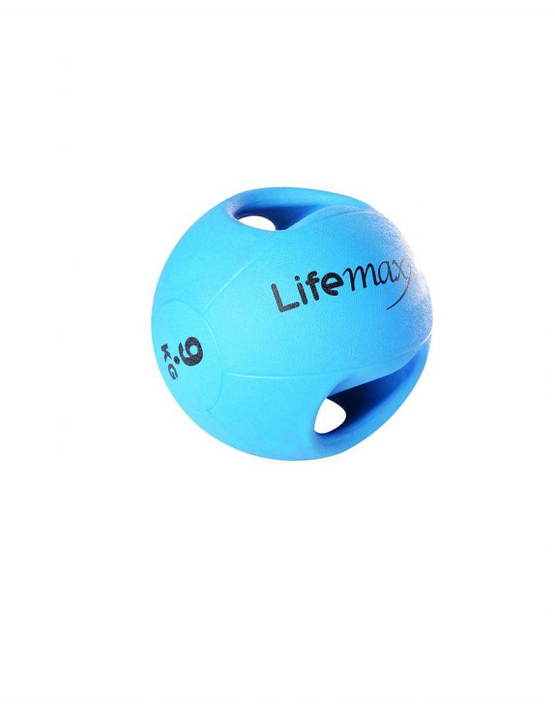Lifemaxx medicine ball with handles 3