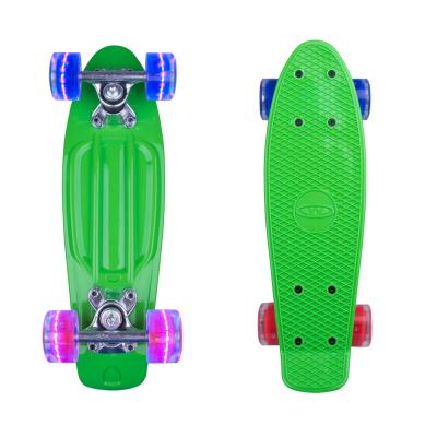 Worker penny board with luminous wheels (17") 1
