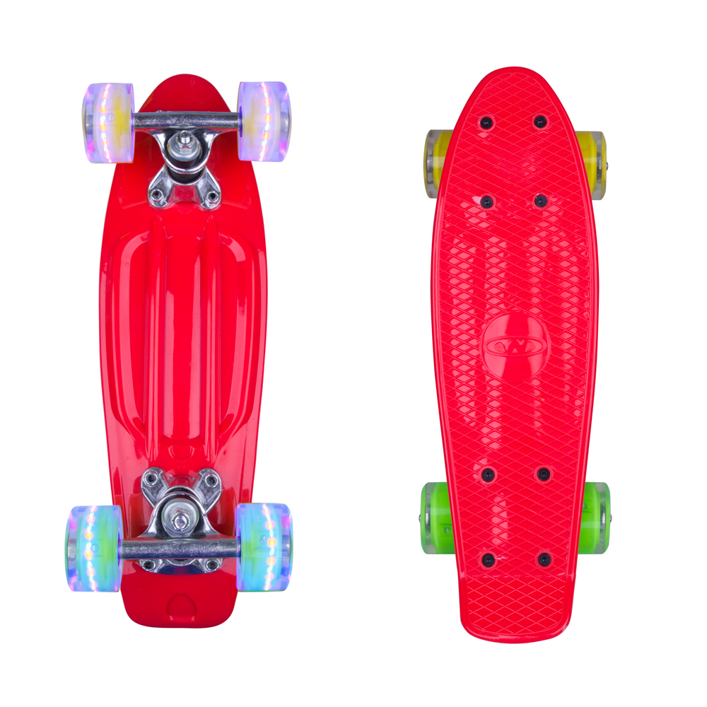 Worker penny board with luminous wheels (17") 2