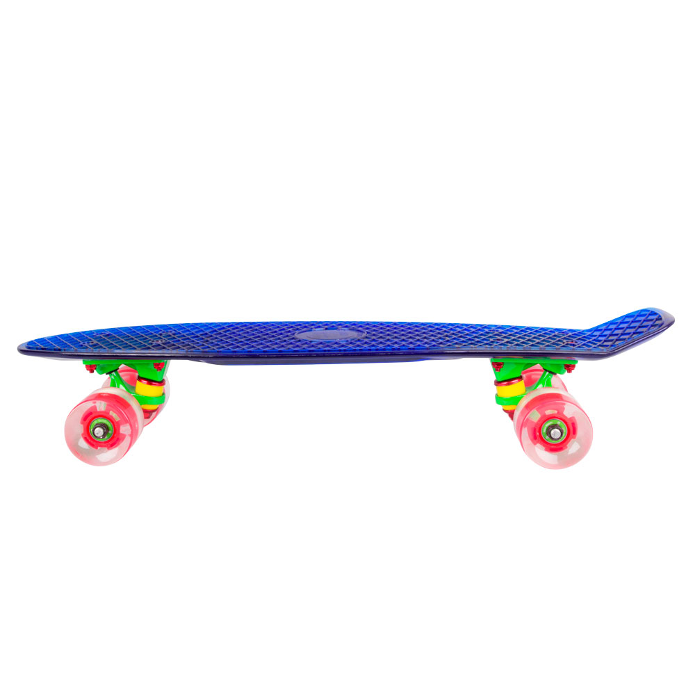 Worker pennyboard transparent light up wheels (22 inch) 1