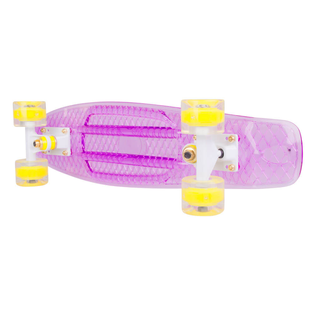 Worker pennyboard transparent light up wheels (22 inch) 5