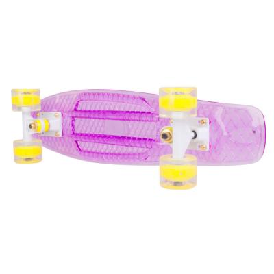 Worker pennyboard transparent light up wheels (22 inch) 5
