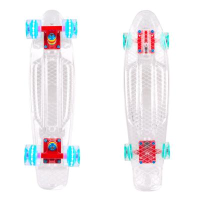 Worker pennyboard transparent light up wheels (22 inch) 6