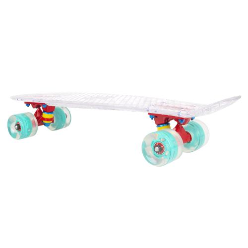 Worker pennyboard transparent light up wheels (22 inch) 7