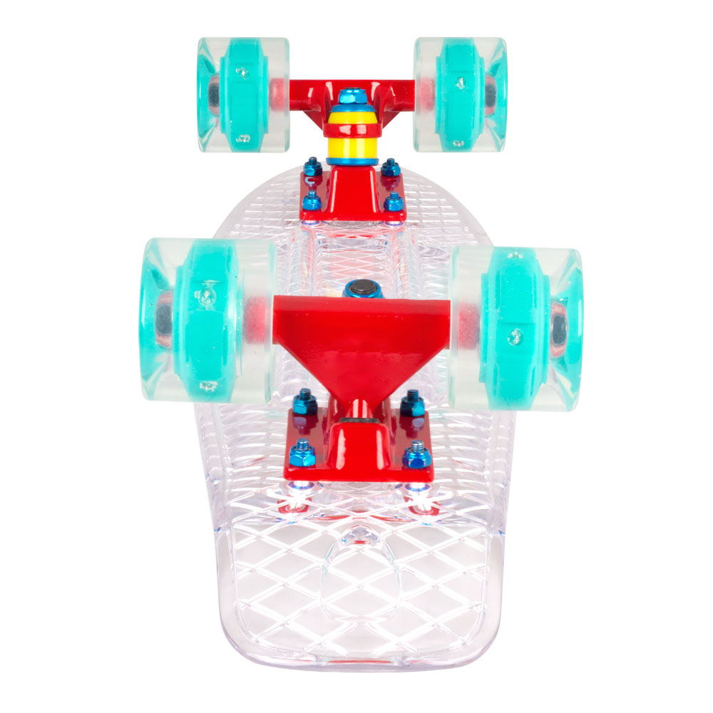 Worker pennyboard transparent light up wheels (22 inch) 8