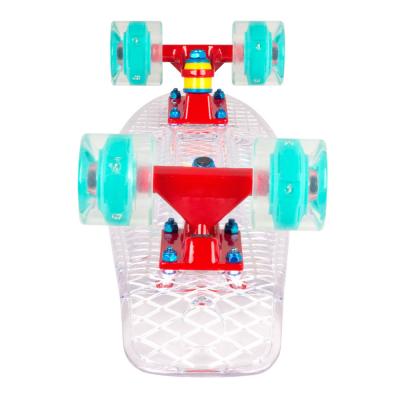 Worker pennyboard transparent light up wheels (22 inch) 8