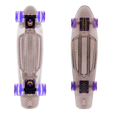 Worker pennyboard transparent light up wheels (22 inch) 9