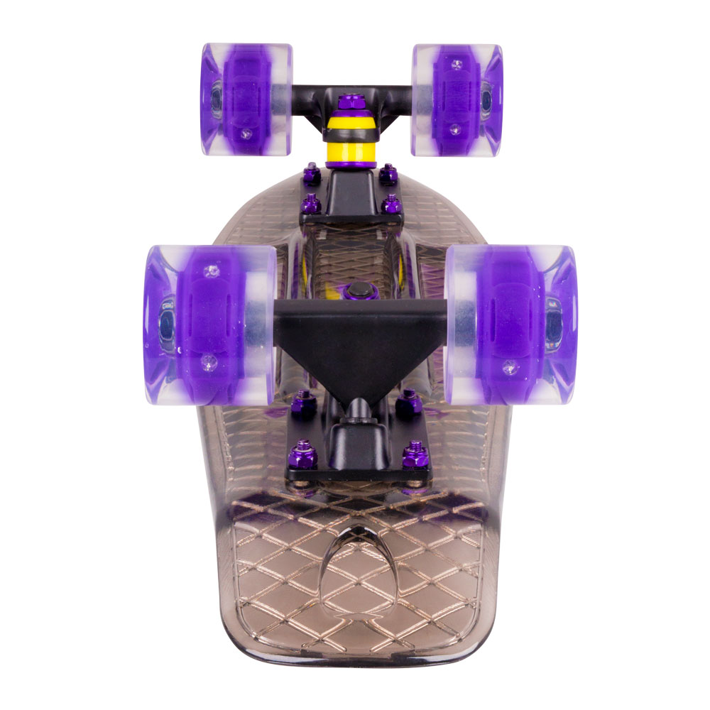 Worker pennyboard transparent light up wheels (22 inch) 11