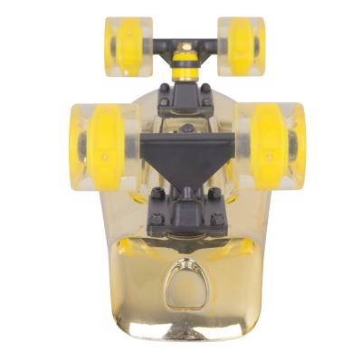 Worker penny board gold mirra with light up wheels (22 inch) 2