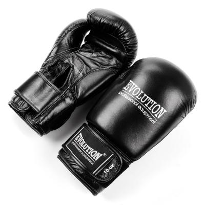 Evolution RB14 boxing gloves leather black 1