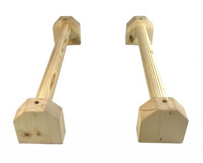 Strongman super low wooden parallettes (set of 2) 2