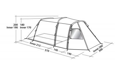 Easy Camp Tent Huntsville 500 3