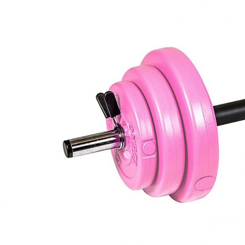 GYMSTICK 20 kg pump set met trainingsvideo (Roze) 1