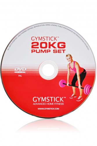 GYMSTICK 20 kg pump set met trainingsvideo (Roze) 3