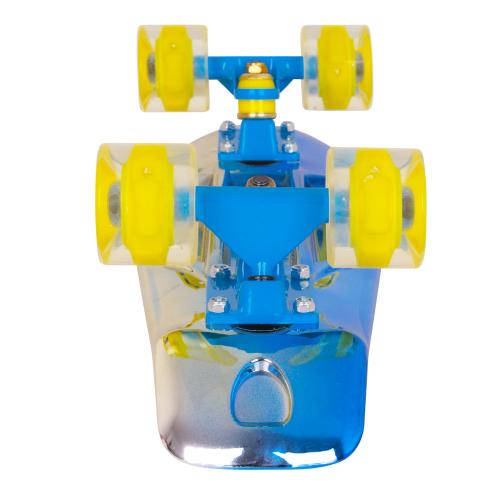Worker penny board blue mirra with light up wheels (22 inch) 3