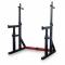 Adjustable Squat Rack with spotter arms & Dip stand