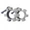 Insportline Aluminum Pro olympische collars (50 mm)