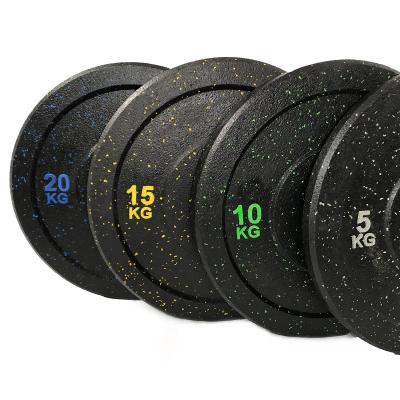 Crumbbed rubber bumper plates 5 - 25 kg