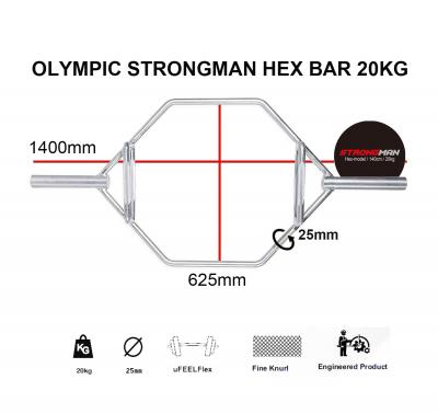 Strongman Olympic Hex Bar 2