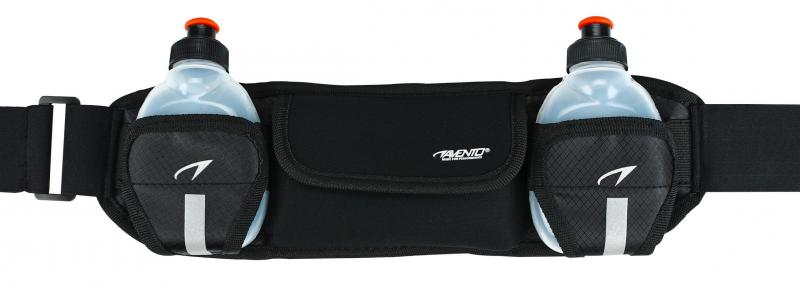 Avento running belt with 2 bottles 1